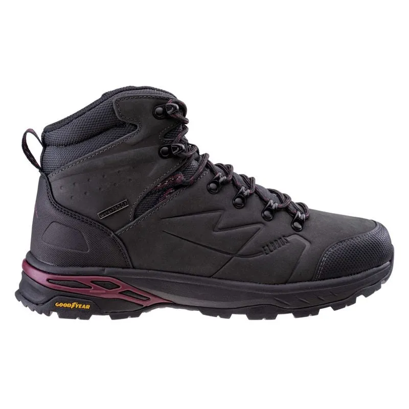 Elbrus Black Mazeno Mid Waterproof GR Mens Shoes - Black