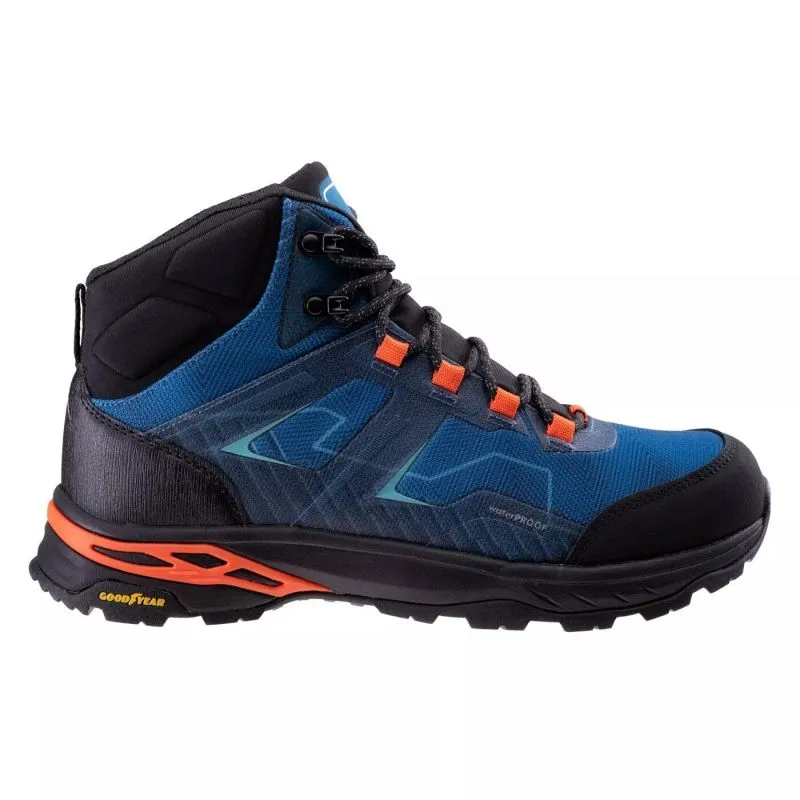 Elbrus Blue Endewa Mid Waterproof GR Mens Shoes - Blue