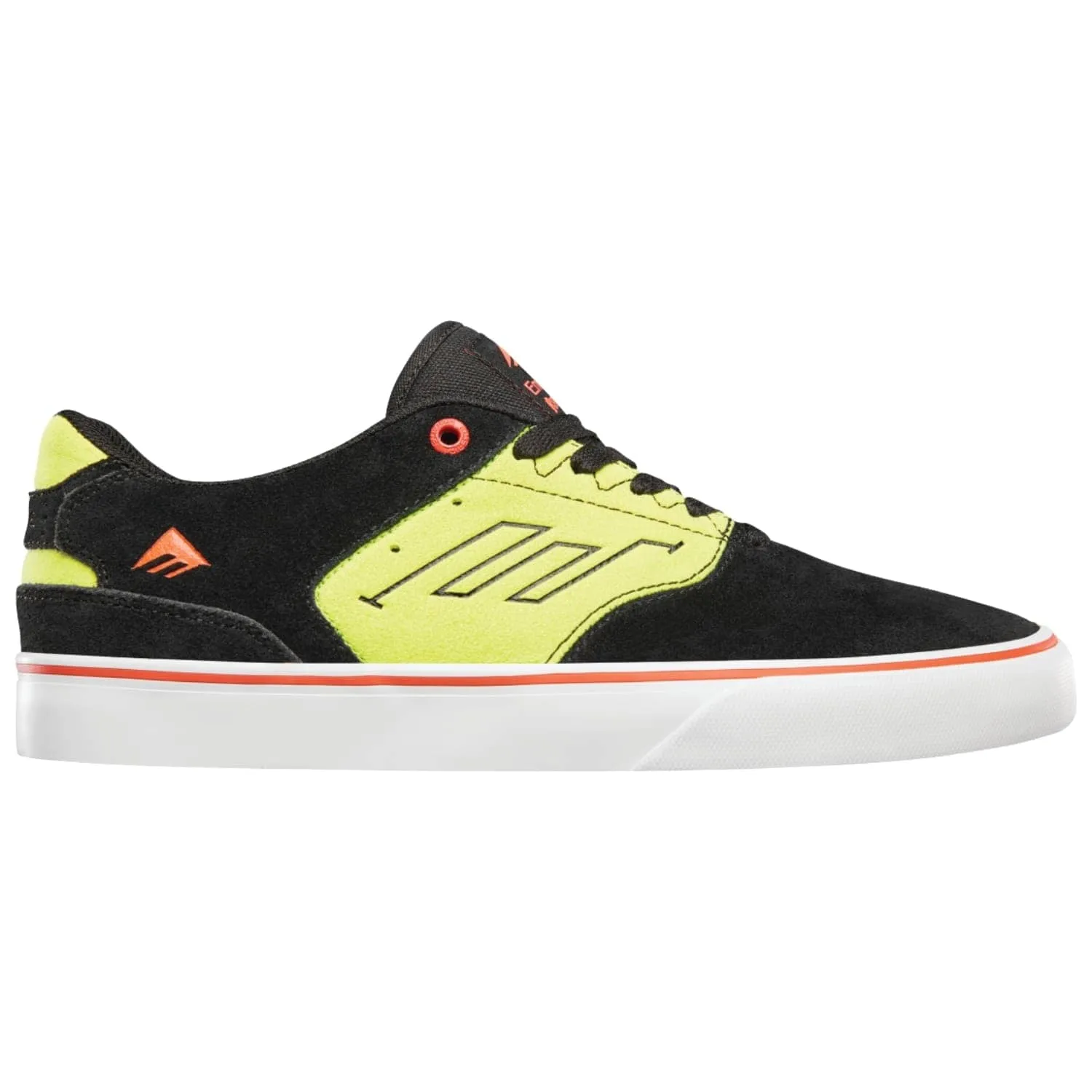 Emerica The Low Vulc Skate Shoes Black Green