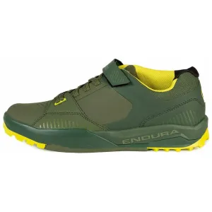 Endura MT500 Burner Flat Mens MTB Cycling Shoes - Green