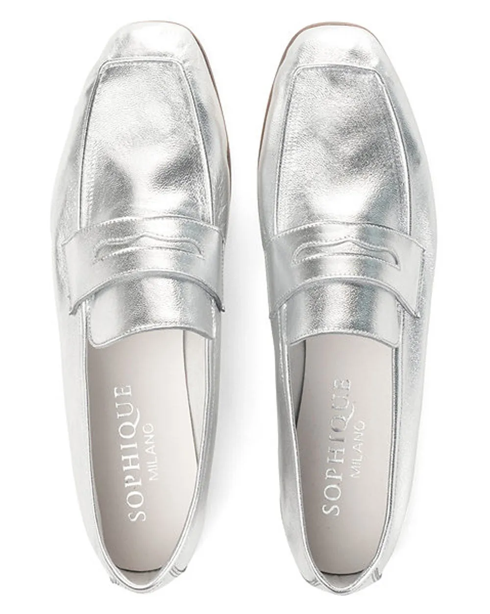 Essenziale Loafer in Silver