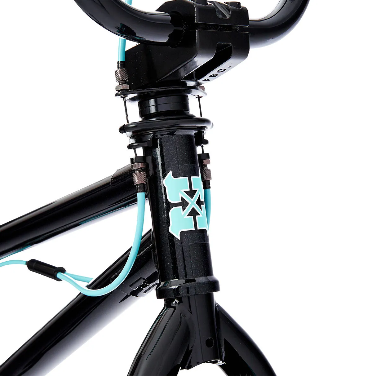 Fit 2021 PRK MD 20.5" Complete BMX Bike - Black Teal Flake