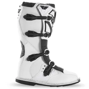 Fly Racing Maverik Men's White Motocross Boots