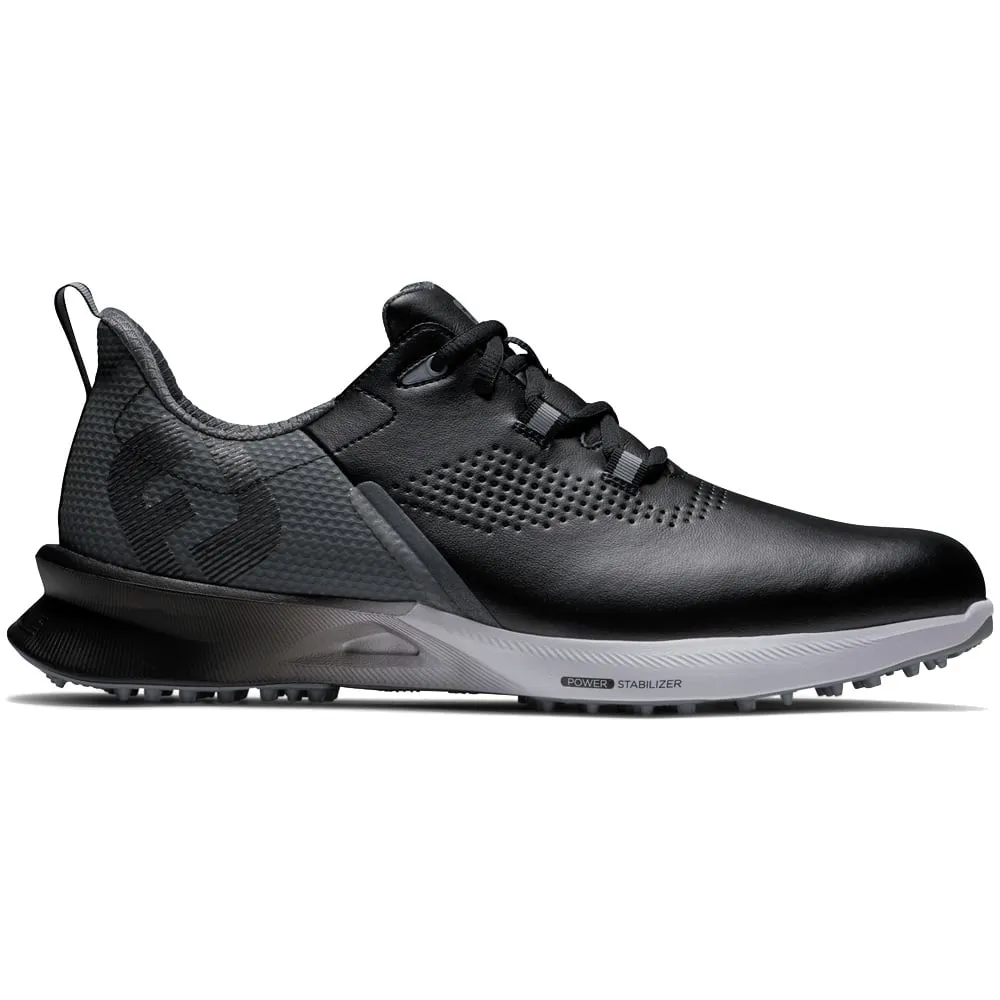 FootJoy Fuel Spikeless Waterproof Shoes - Black/Charcoal/Silver