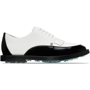 GALLIVANTER Kiltie Derby Golf Shoes Onyx/Snow - W24