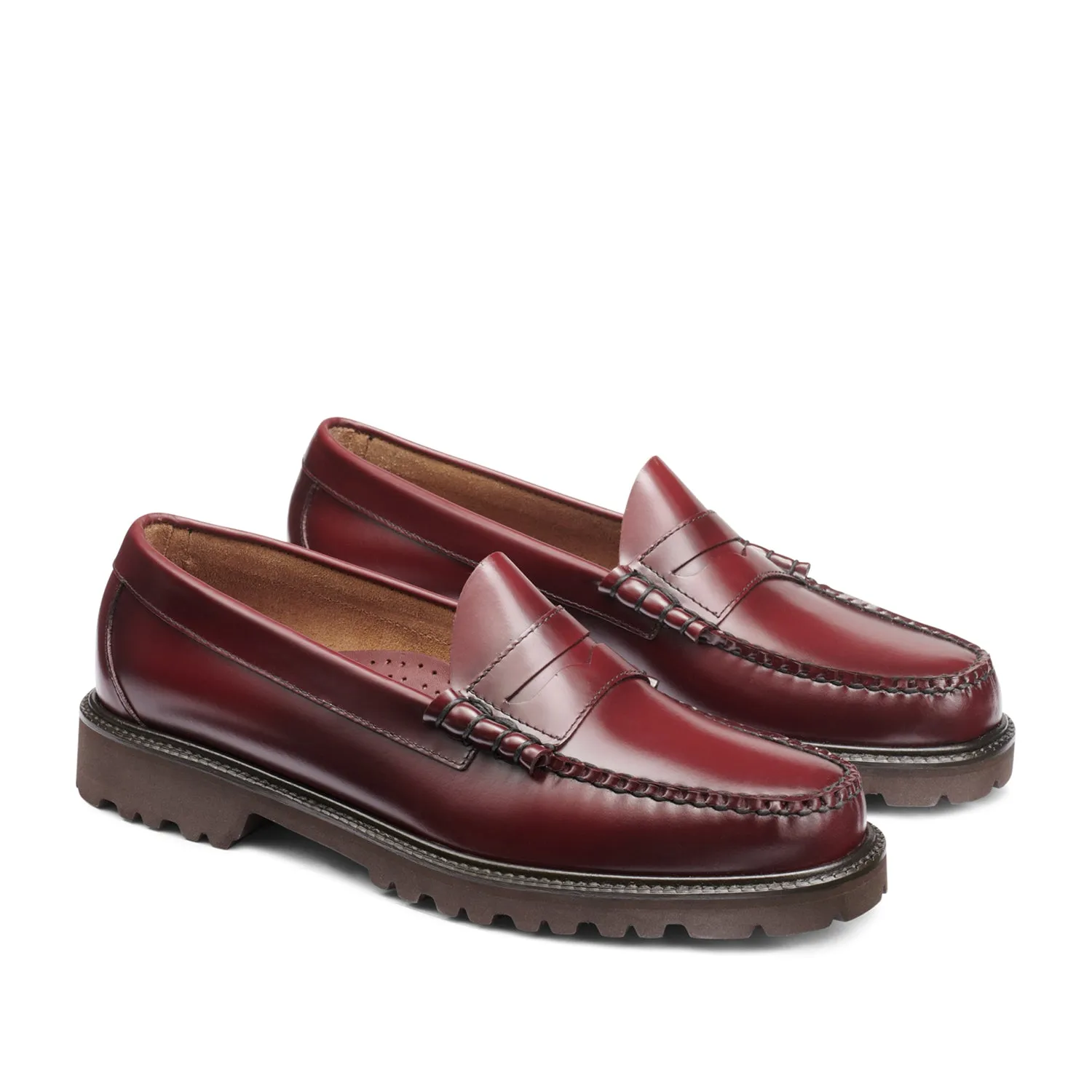 G.H. Bass Men's Larson Lug Weejun in Wine