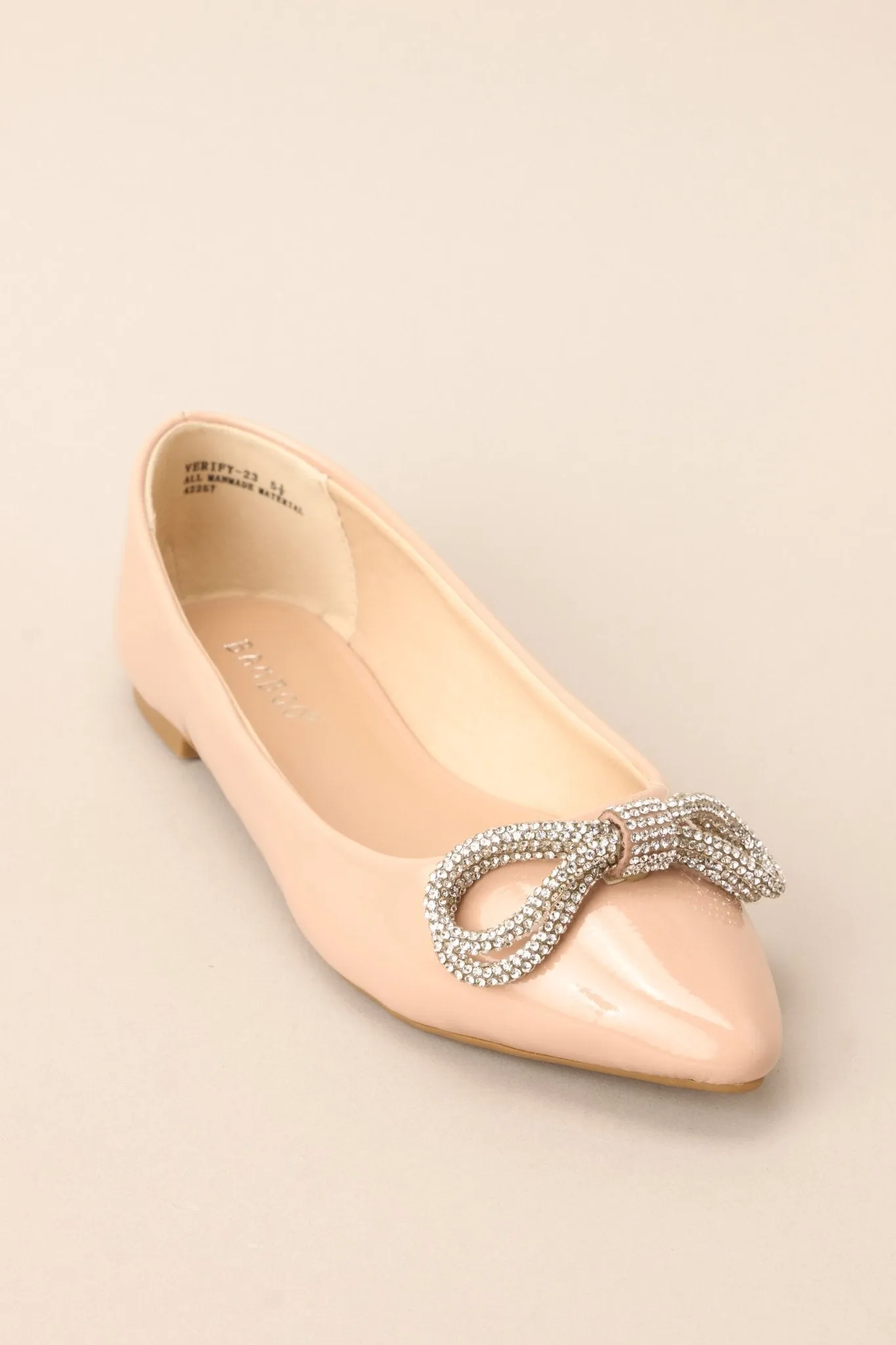 Graceful Glide Nude Ballet Flats