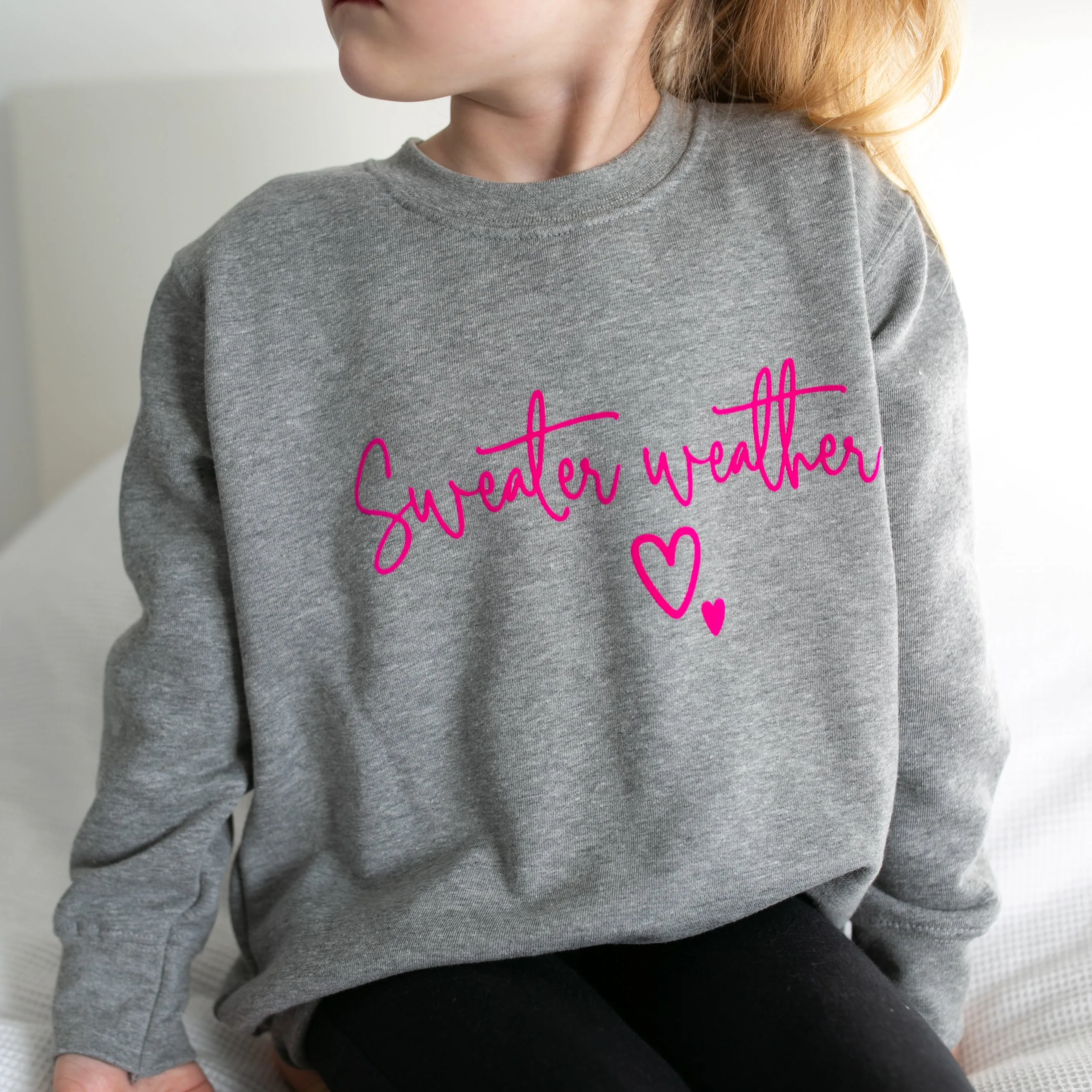 Grey "Sweater weather"  Sweater