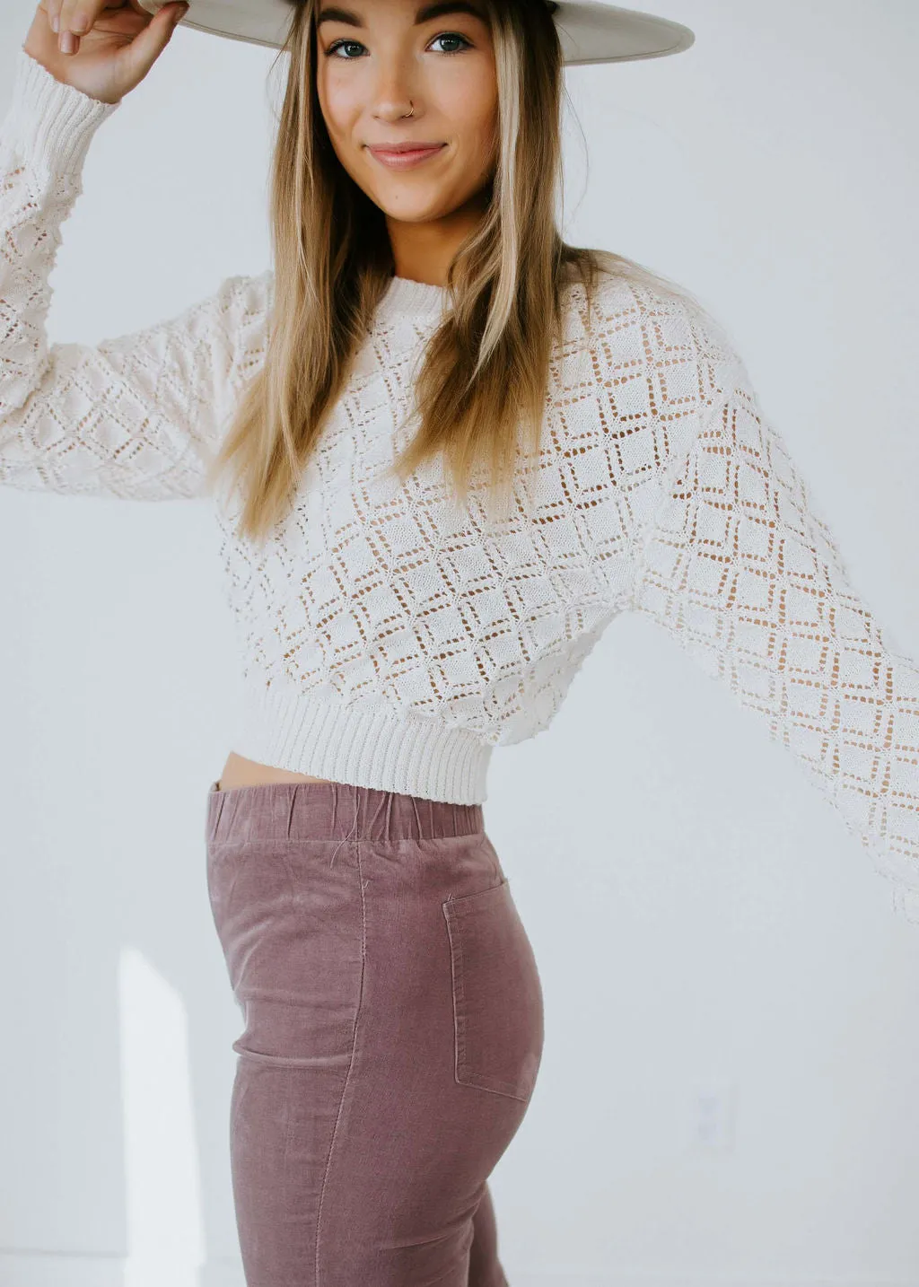 Harper Crop Sweater