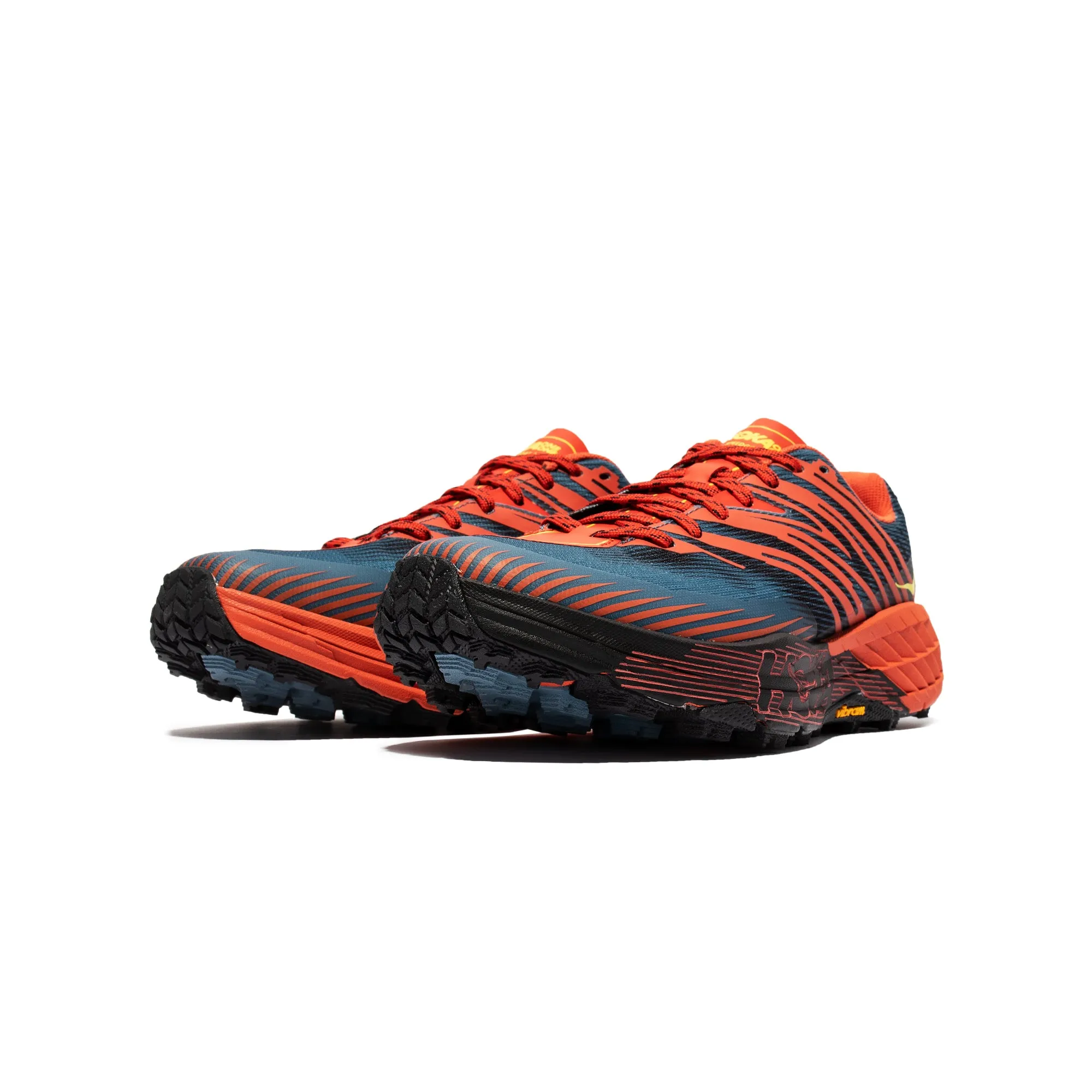 Hoka One One Mens Speedgoat 4 Shoes 'Fiesta/Provincial blue'