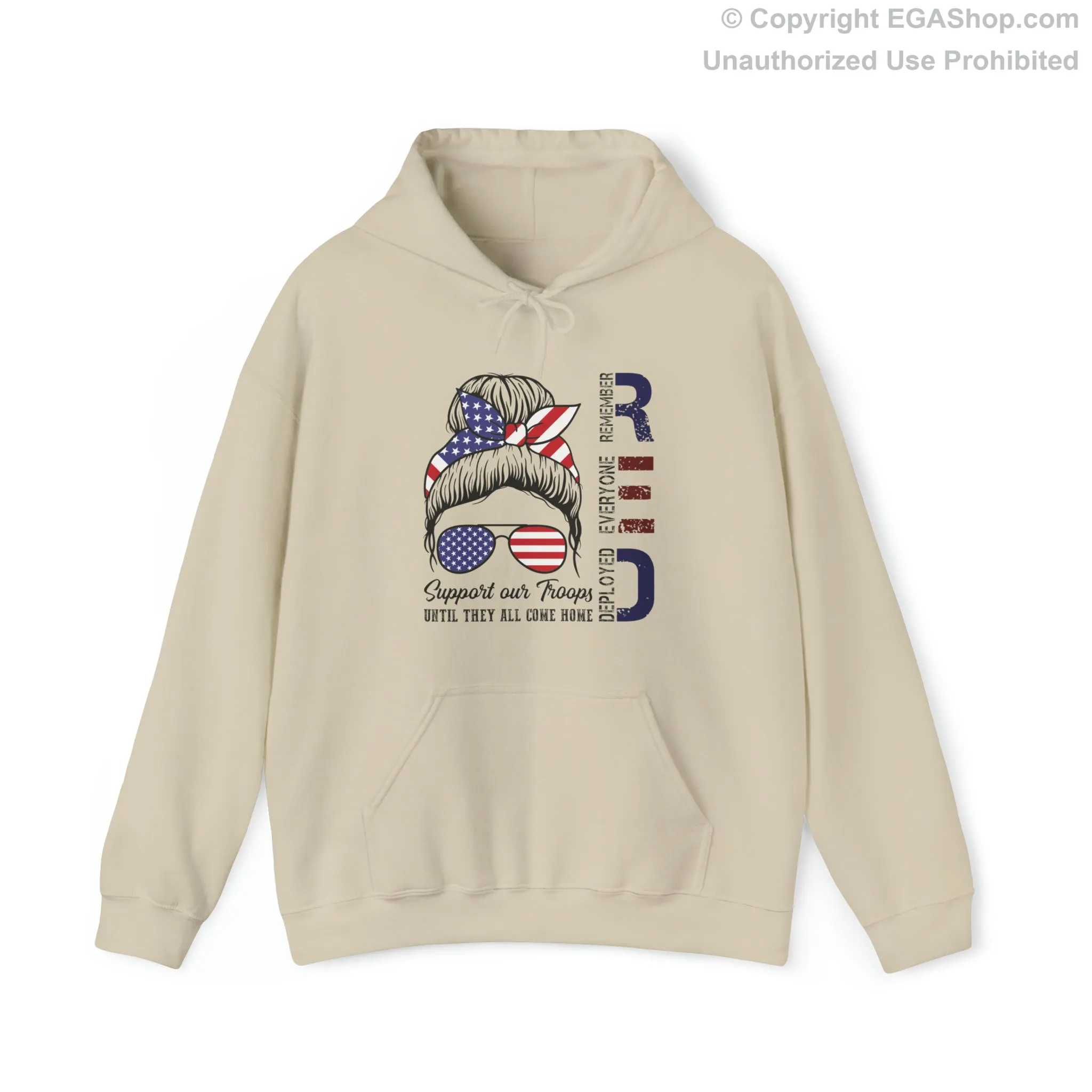 Hoodie: Red Friday Rosie Remember Everyone Deployed