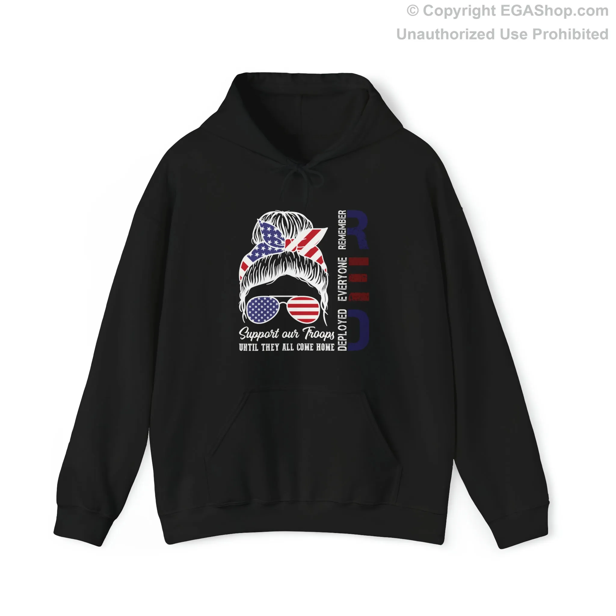 Hoodie: Red Friday Rosie Remember Everyone Deployed