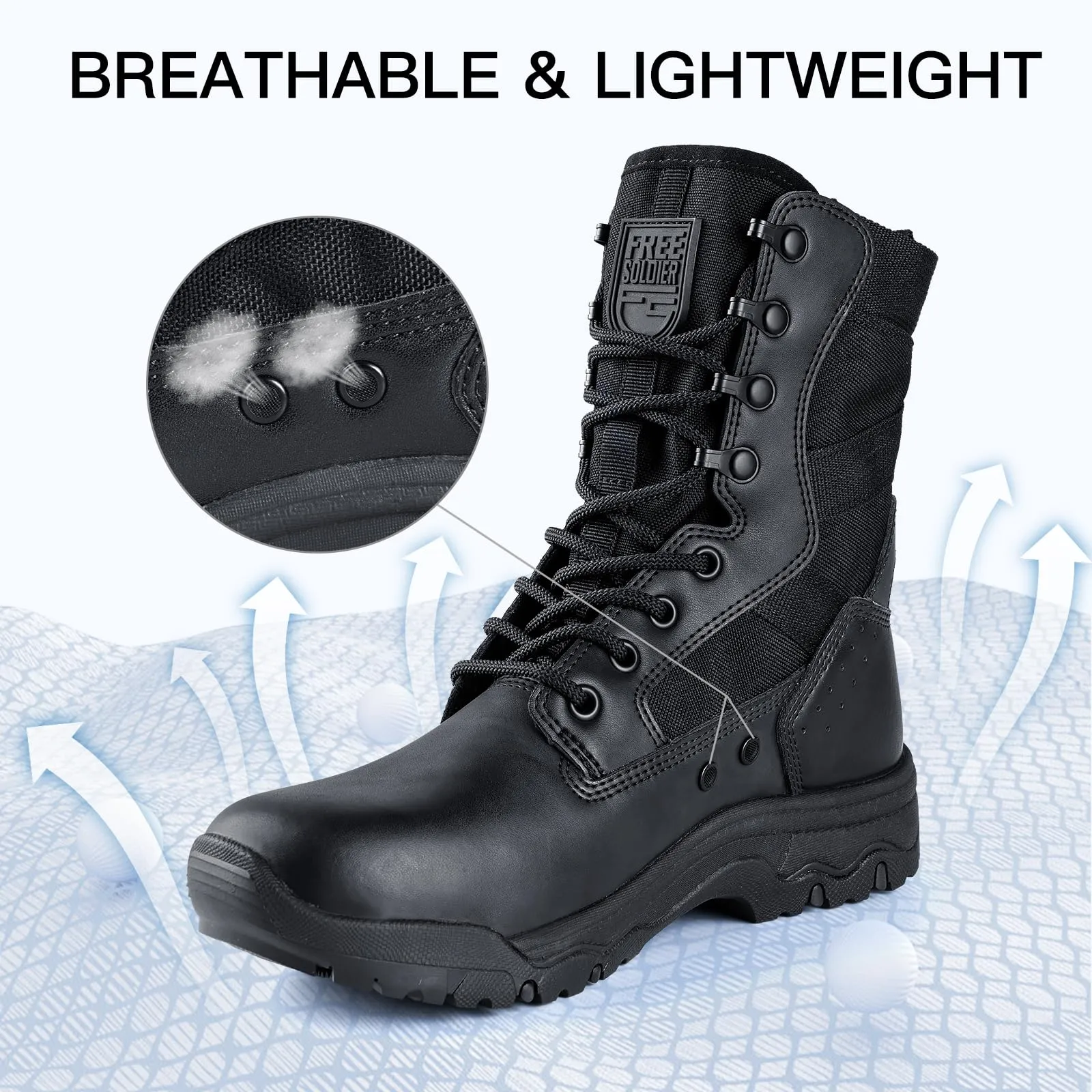 HOPPER 8" Women’s Military Ultra Lightweight Tactical Boots