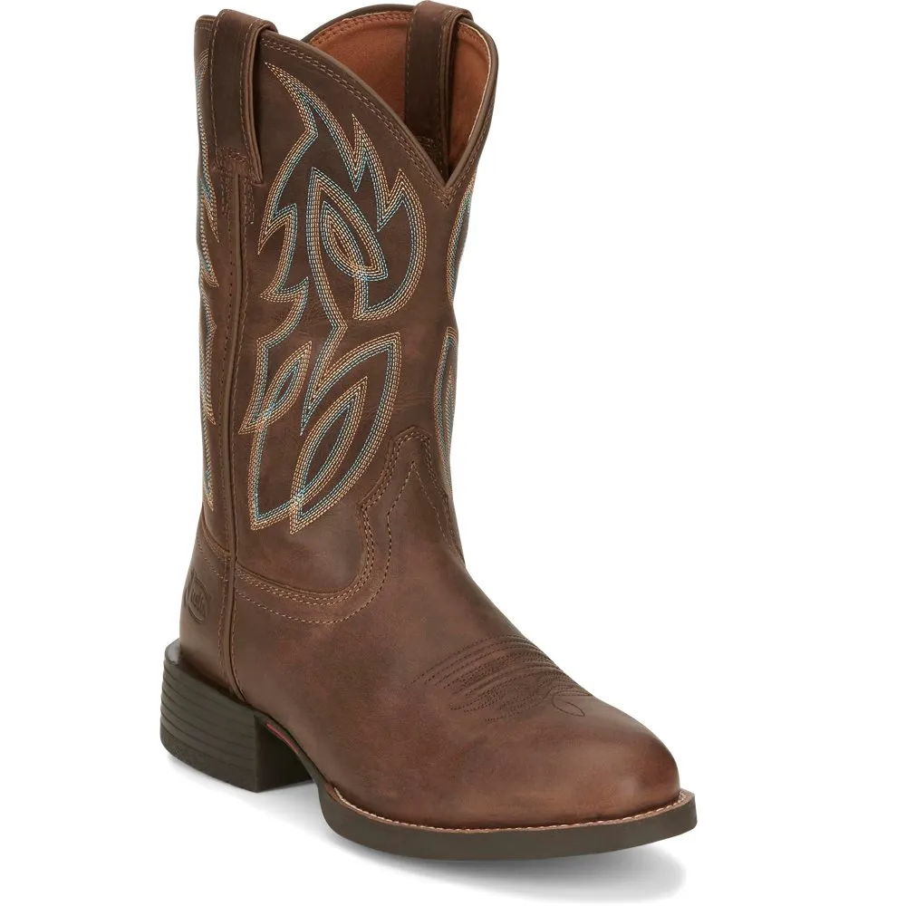 Justin Boots Mens SE7530 Rendon 11" Western Boot Pecan