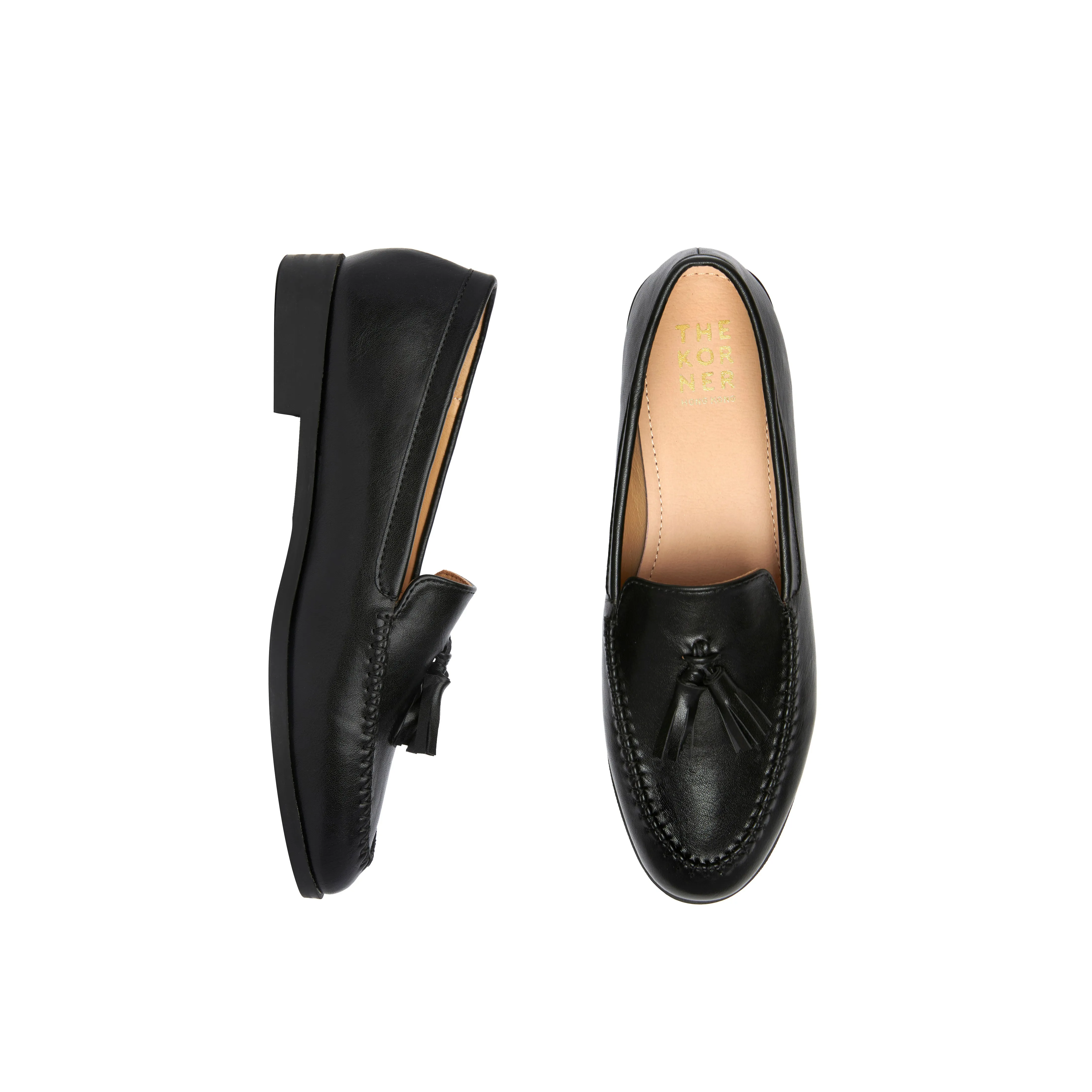 Kath Tassel Loafers - Black ( BLK )