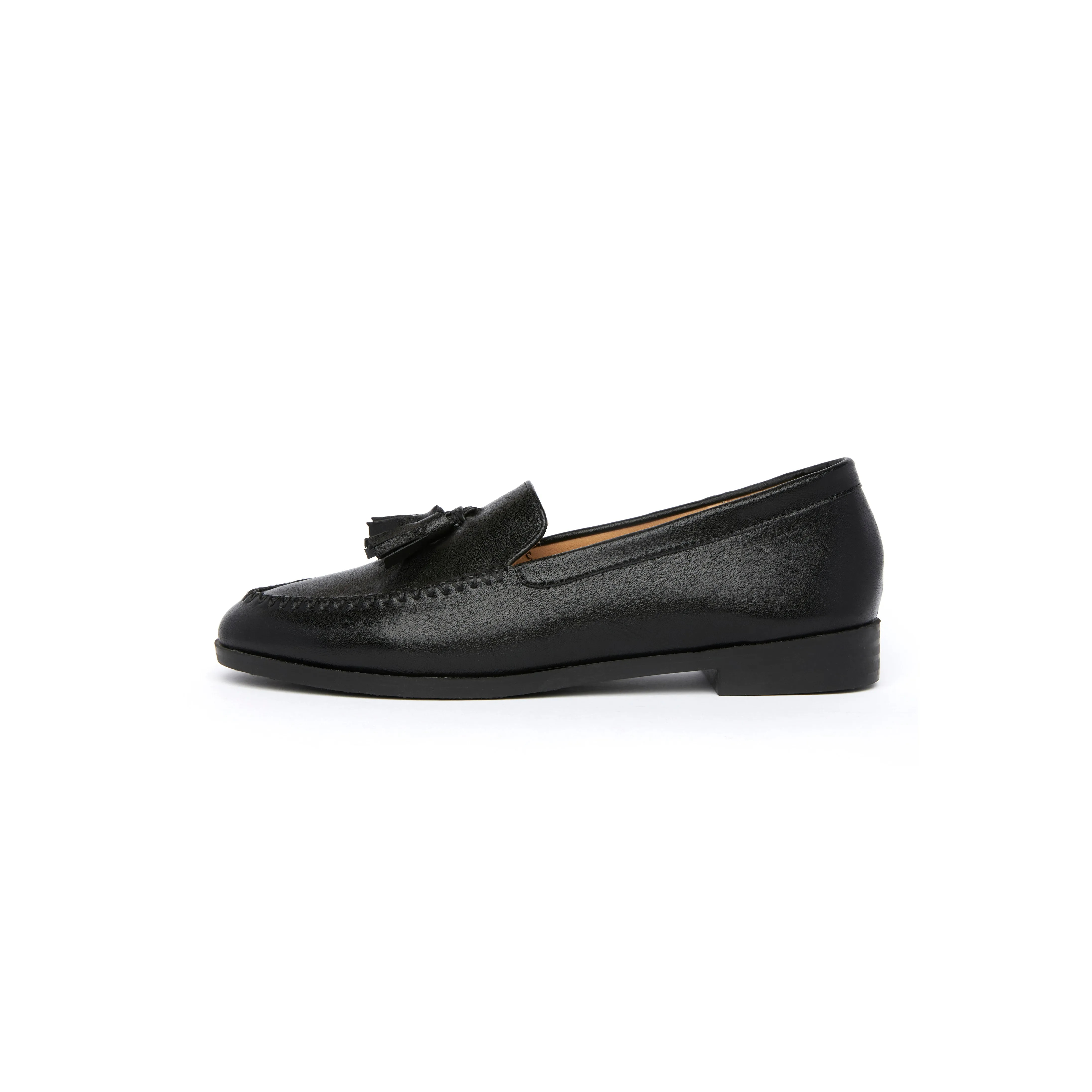 Kath Tassel Loafers - Black ( BLK )