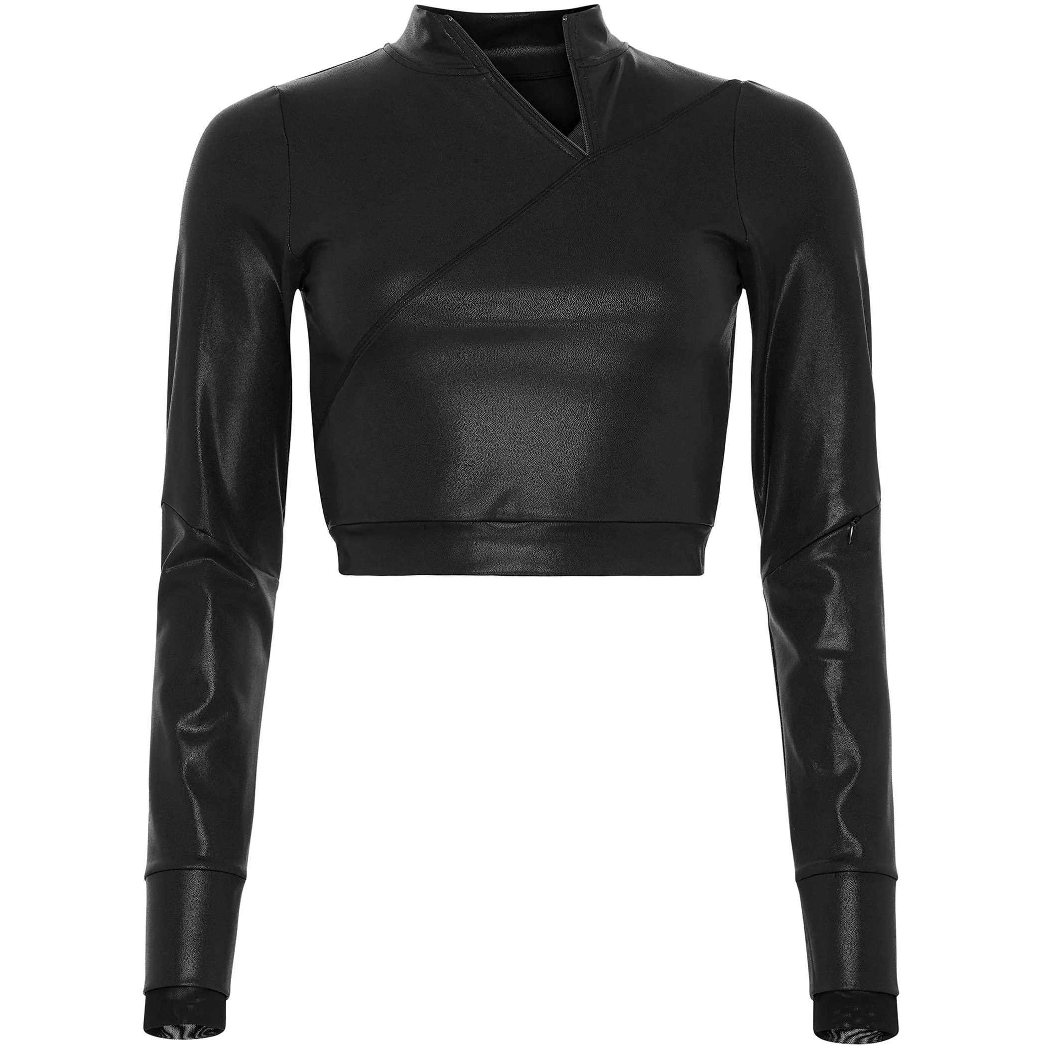 Kim Probable Long Sleeve Crop Top