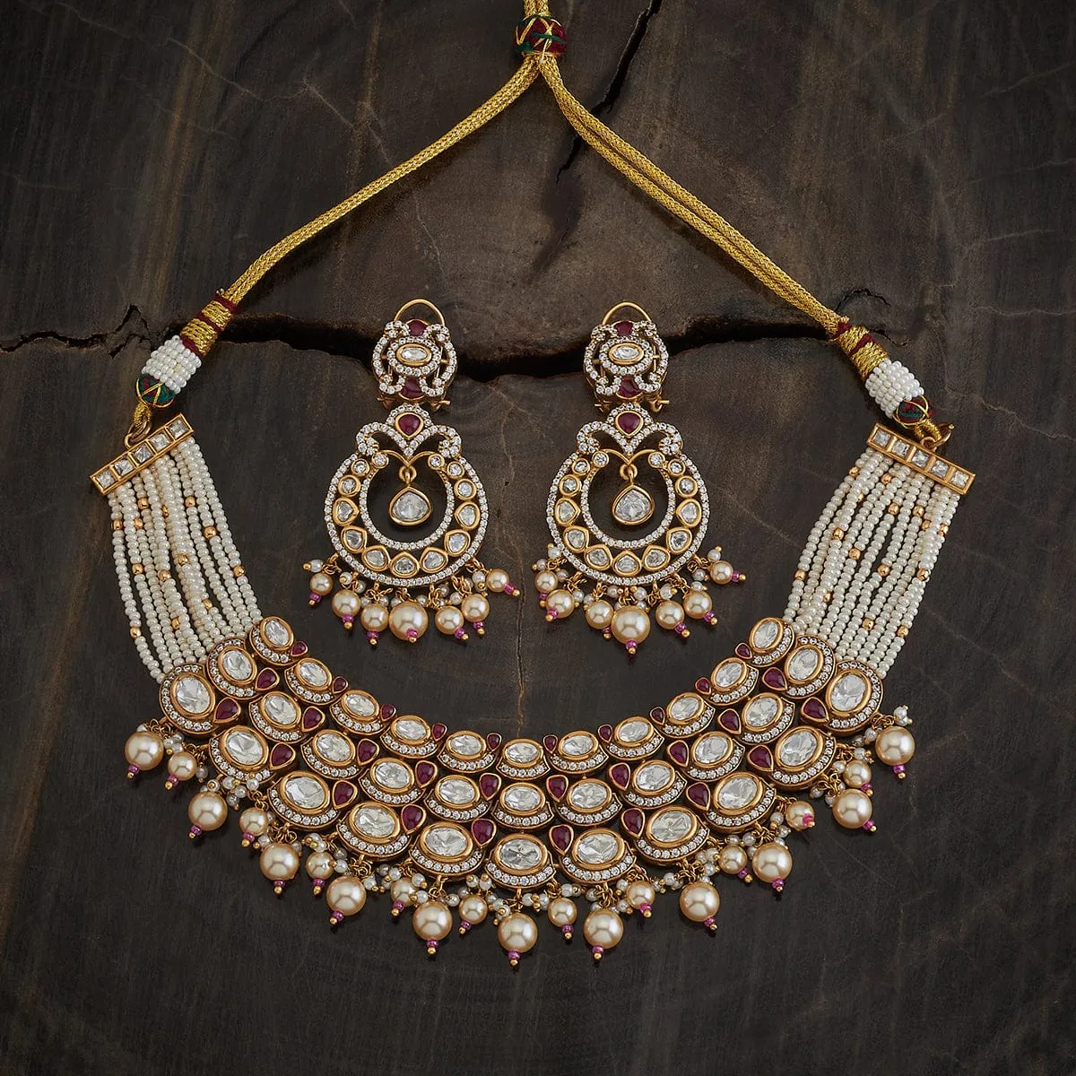 Kundan Necklace 176789