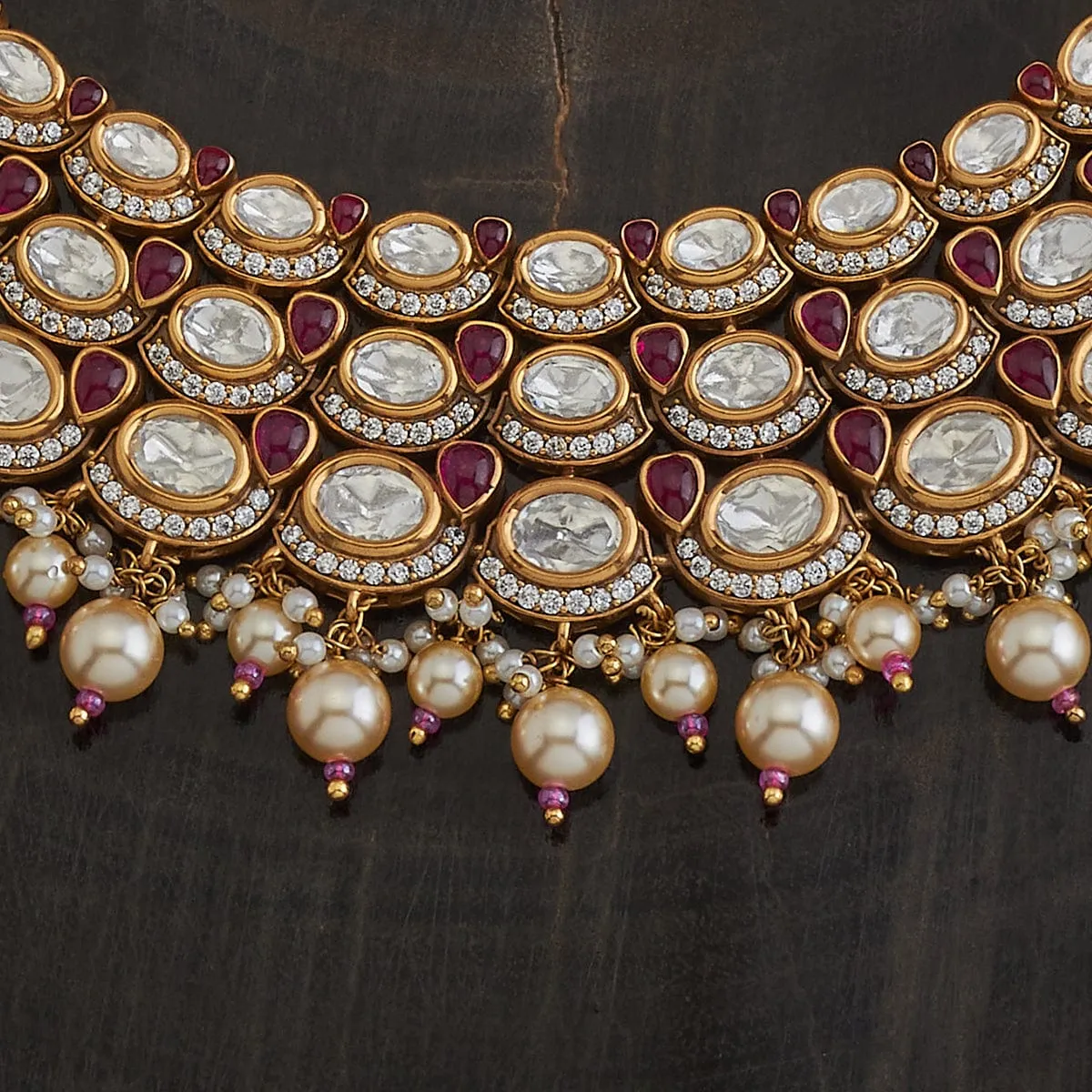 Kundan Necklace 176789