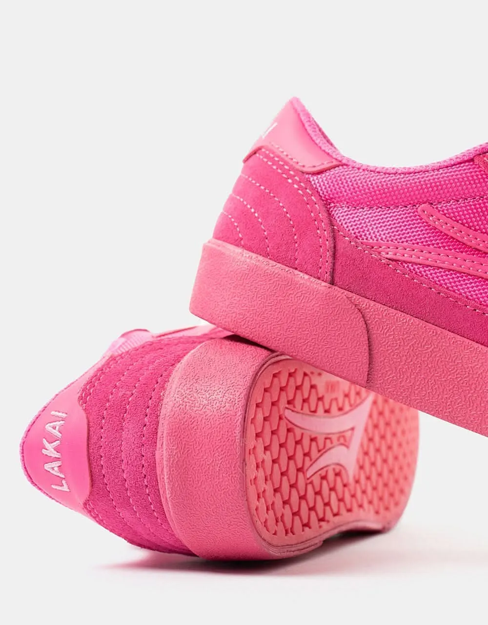 Lakai Cambridge Skate Shoes - Pink Suede