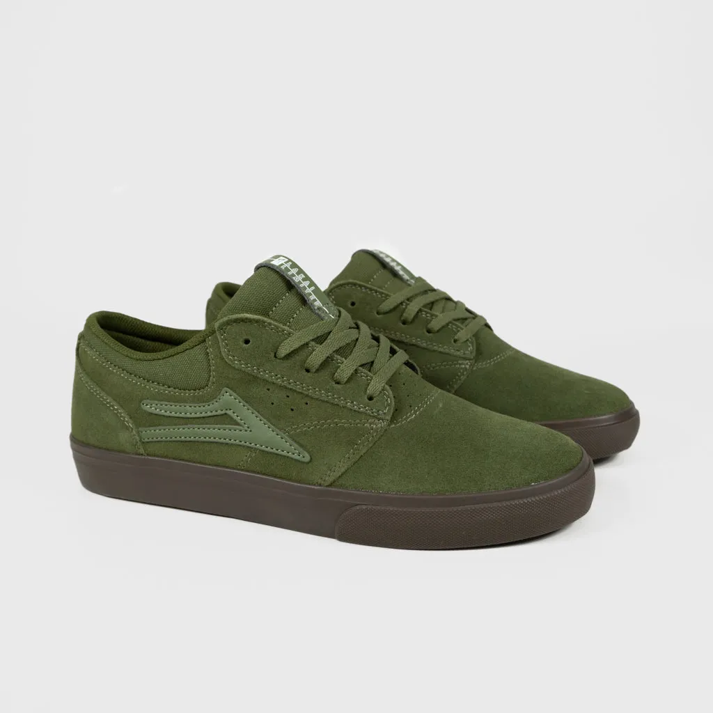 Lakai - Griffin Shoes - Olive / Gum