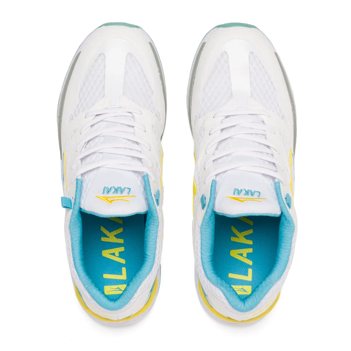 Lakai Shoes Evo 2.0 - White/Teal Suede