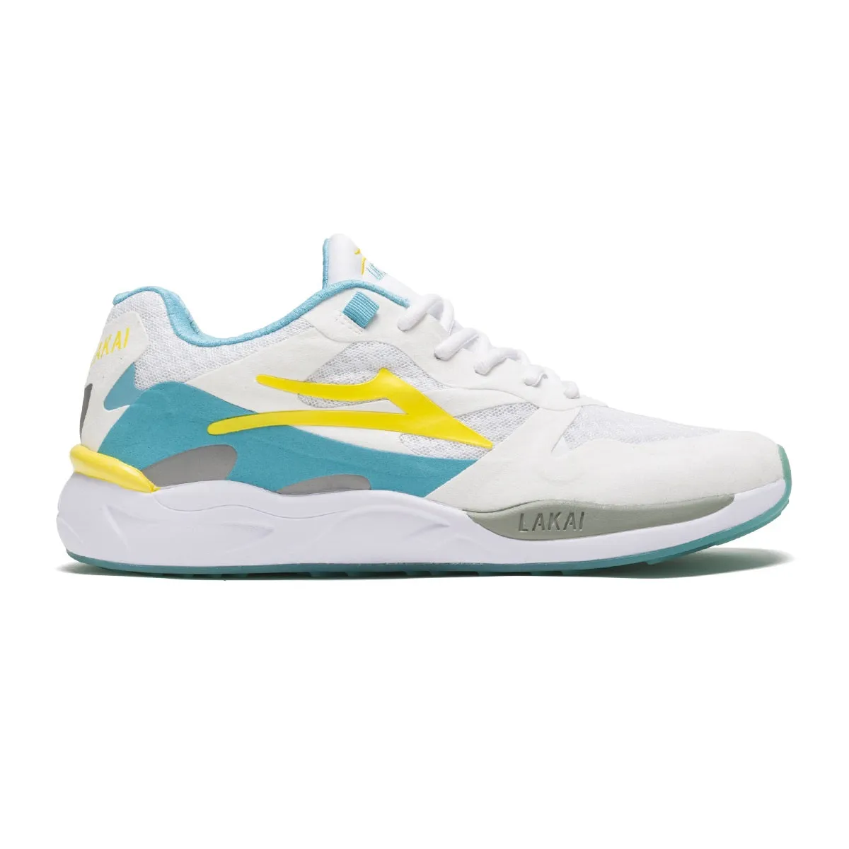 Lakai Shoes Evo 2.0 - White/Teal Suede