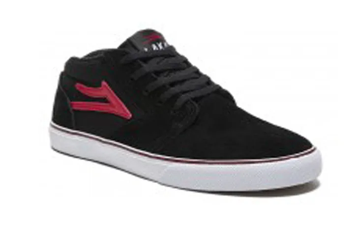 Lakai Shoes Fura High Kids - Black/Red Suede