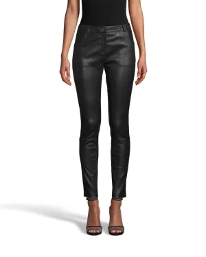 LEATHER PANT in BLACK