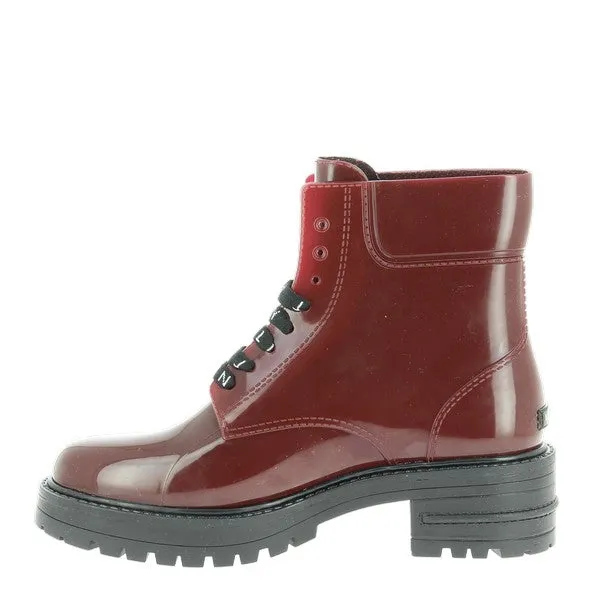 Lemon Jelly Cailyn Burgundy Combat Boot