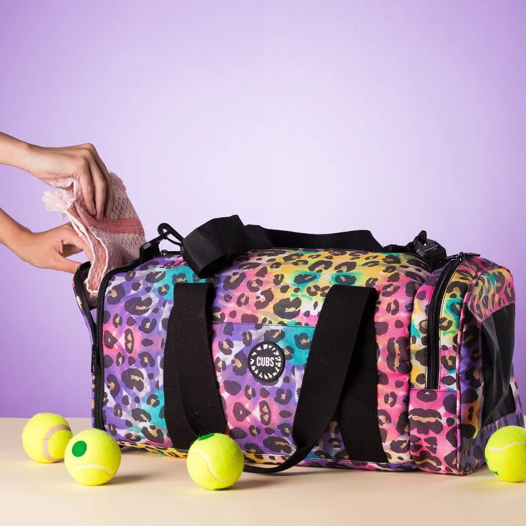 Leopard Tie Dye Duffle Bag