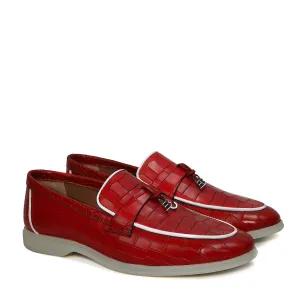 Light Weight Red Yacht Shoes