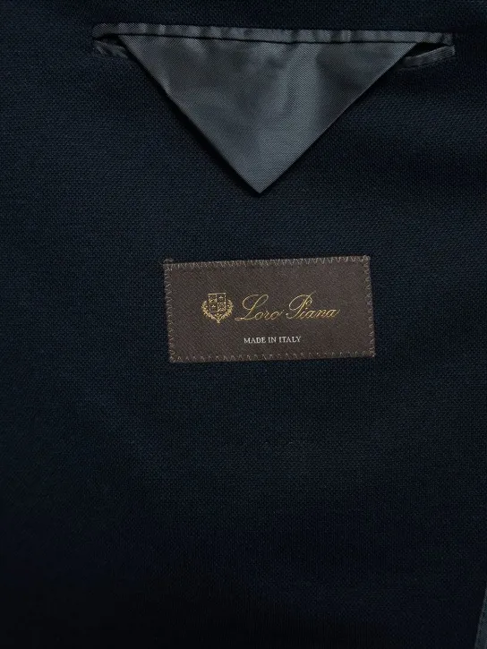 Loro Piana   Light piqué sweater jacket 