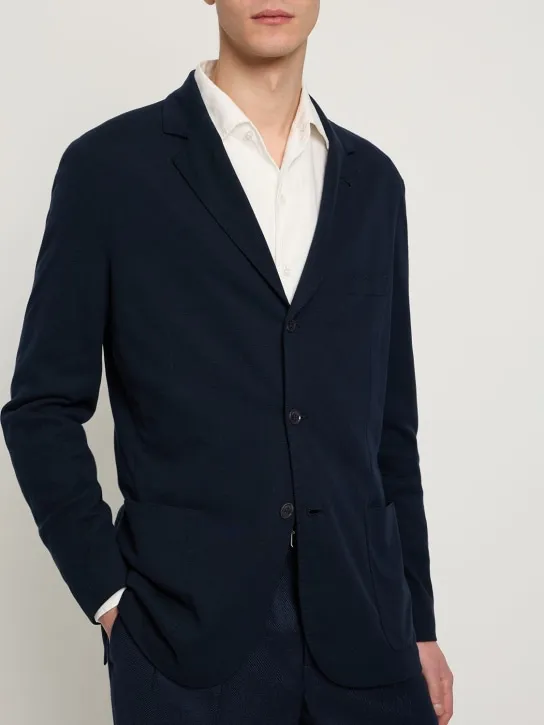 Loro Piana   Light piqué sweater jacket 