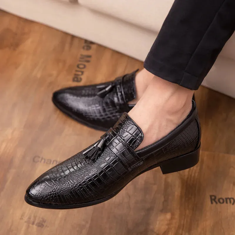 Men's Formal Shoes - Soft Leather Loafers - TSS345