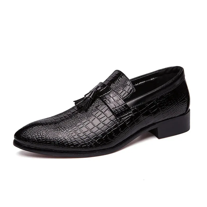 Men's Formal Shoes - Soft Leather Loafers - TSS345