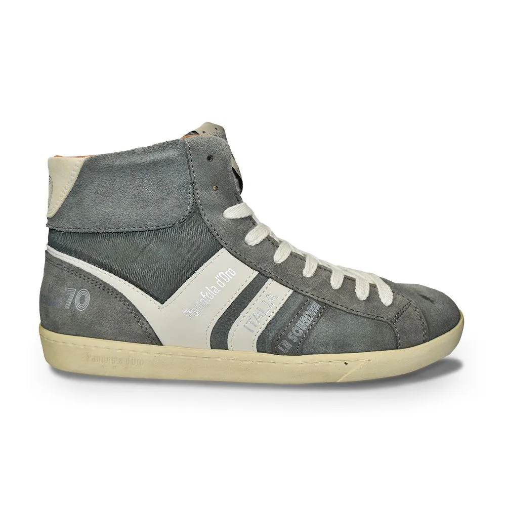 Mens Pantofola d'Oro Livigno Mid Grey Shadow