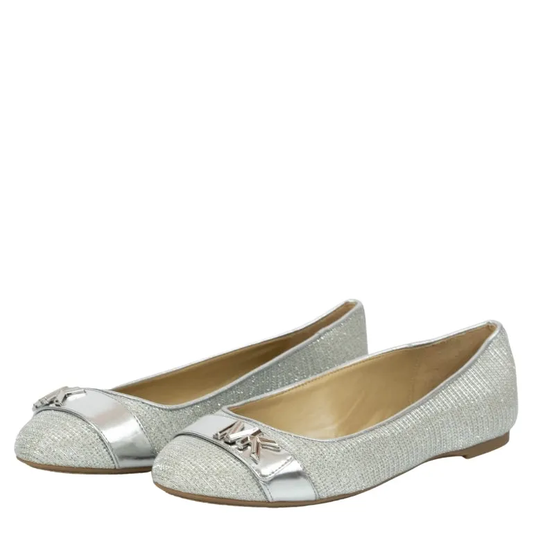 Michael Kors Jilly Glitter Chain Mesh Ballerinas