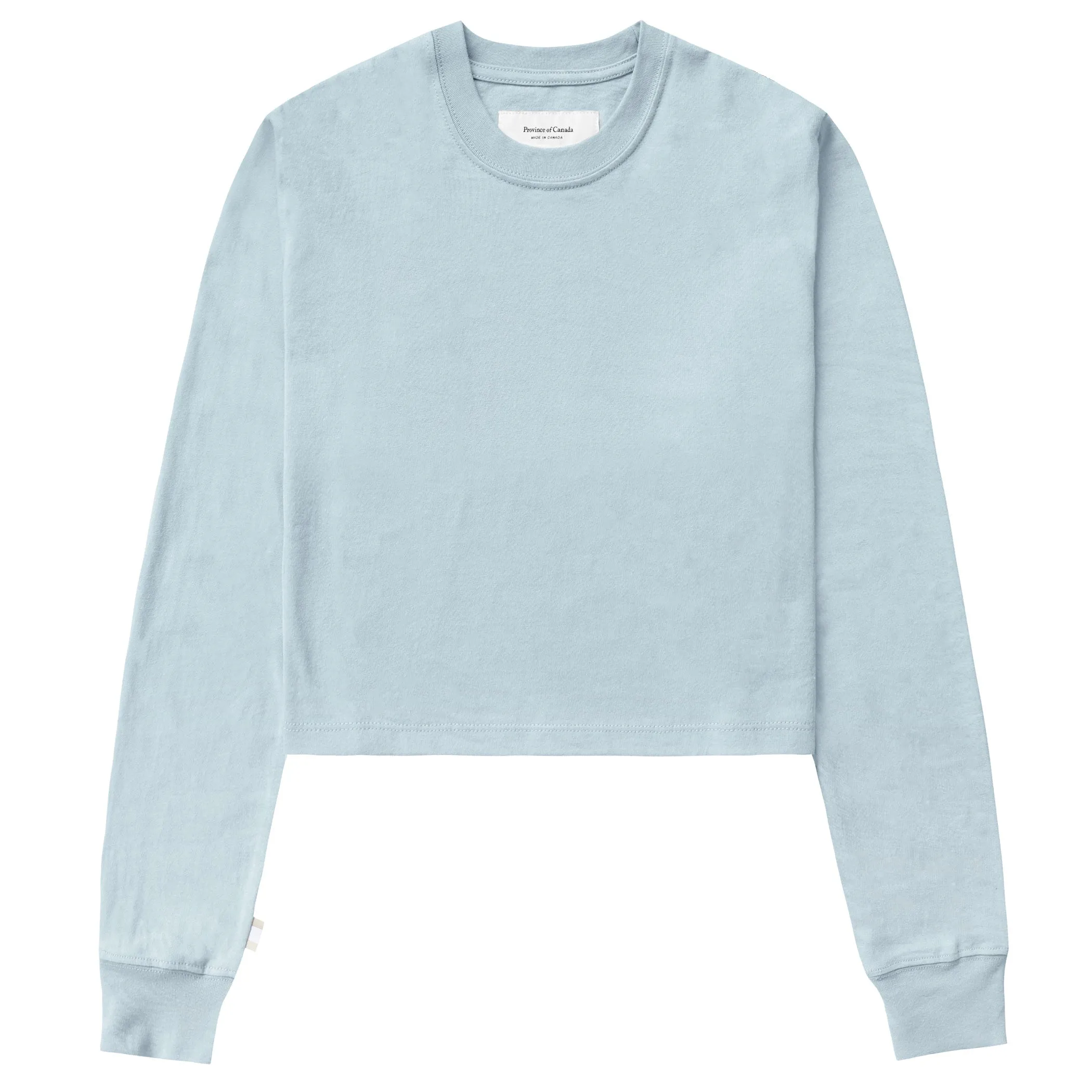 Monday Long Sleeve Crop Top Blueish