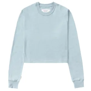 Monday Long Sleeve Crop Top Blueish