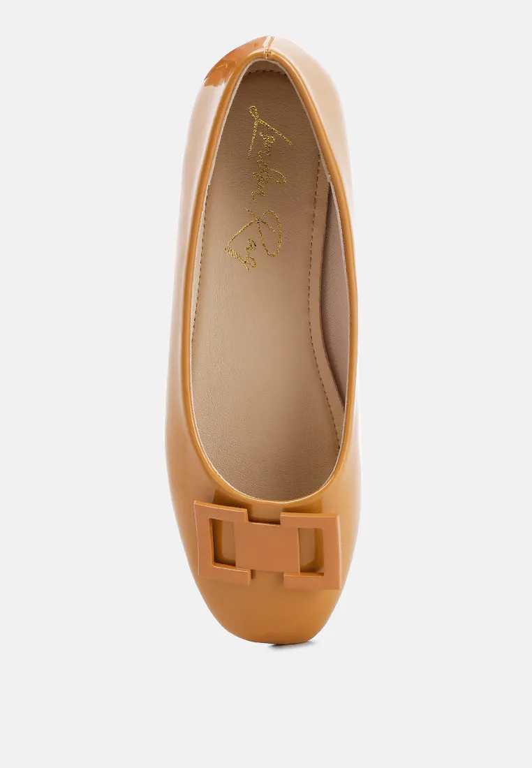 Nek Embellished Flat Ballerinas