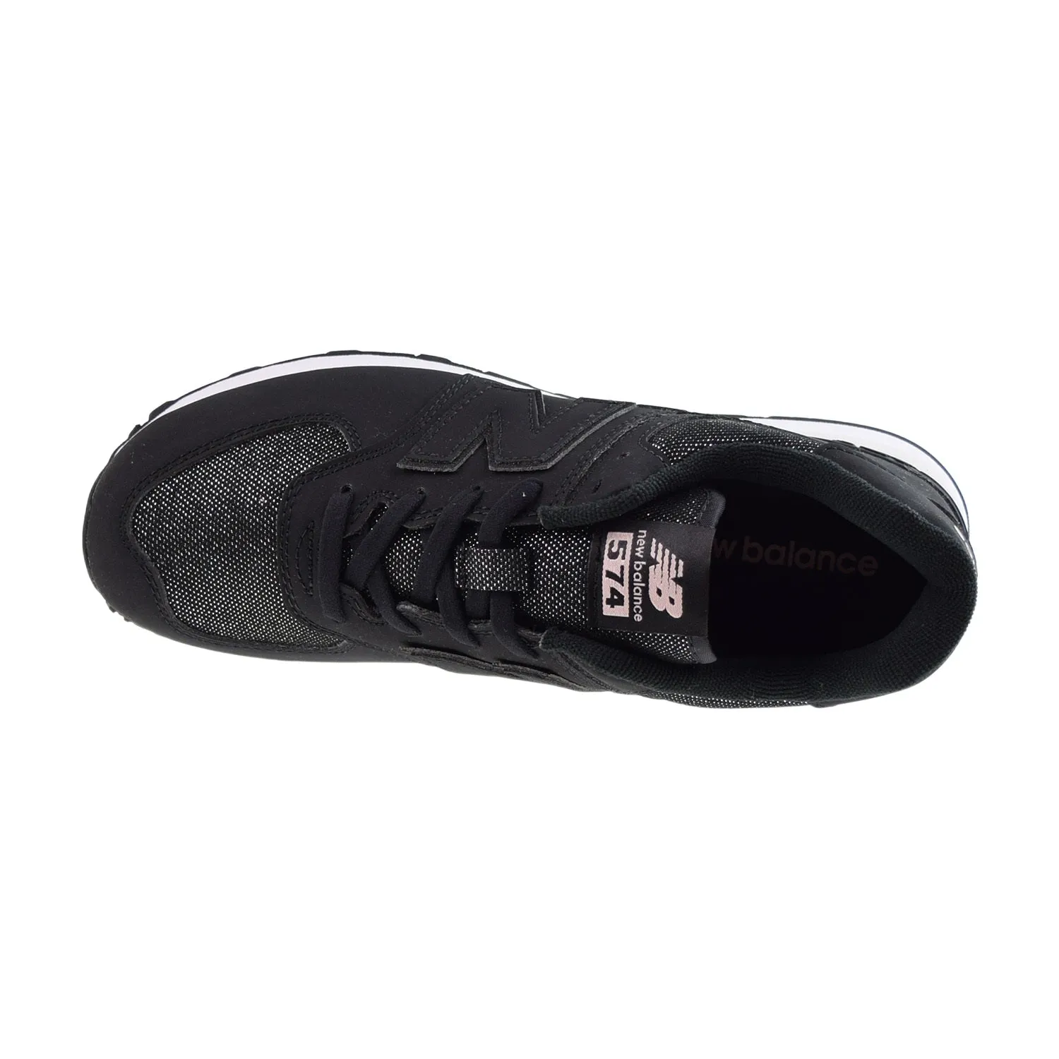 New Balance 574 Big Kids' Shoes Metallic Black