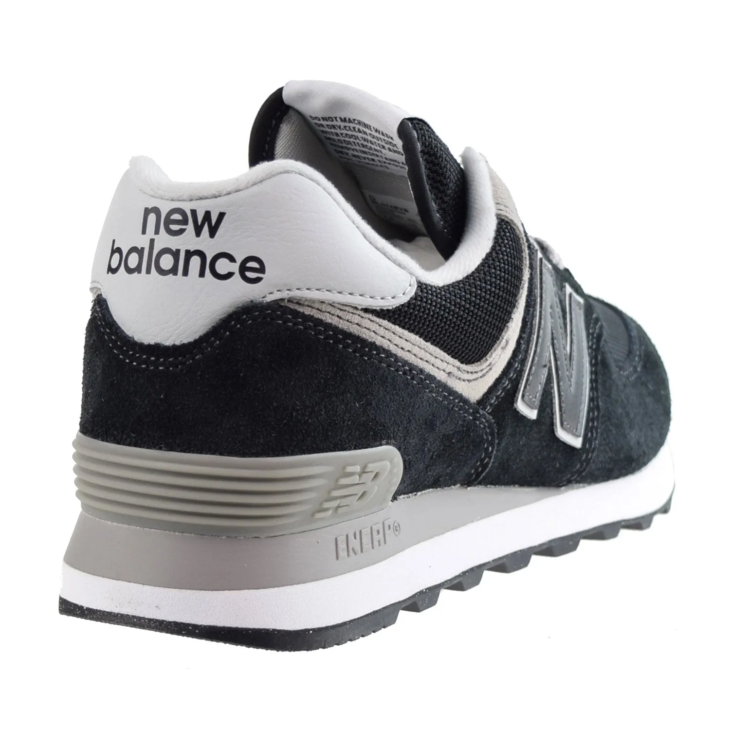 New Balance 574 Men's Shoes Black-White