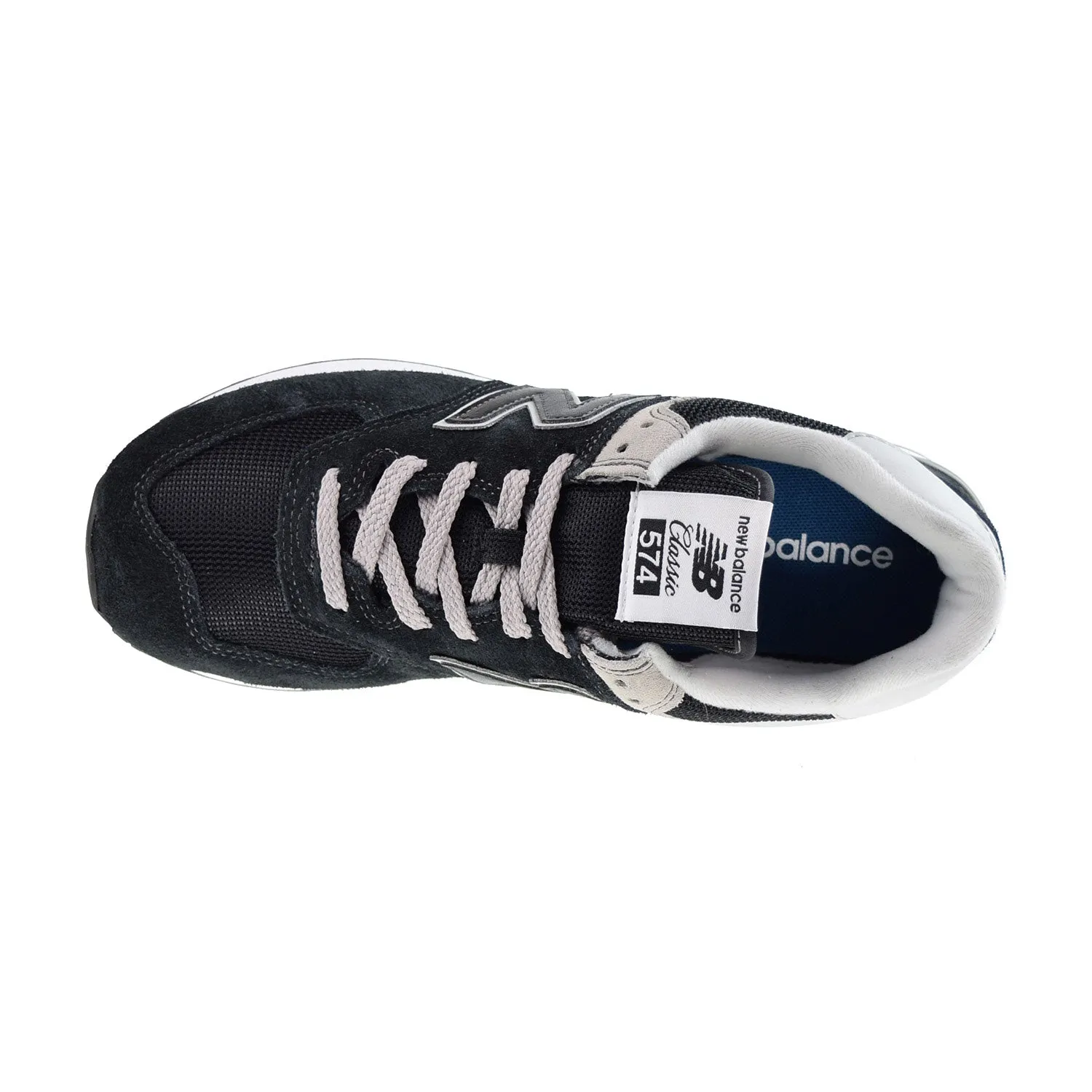 New Balance 574 Men's Shoes Black-White