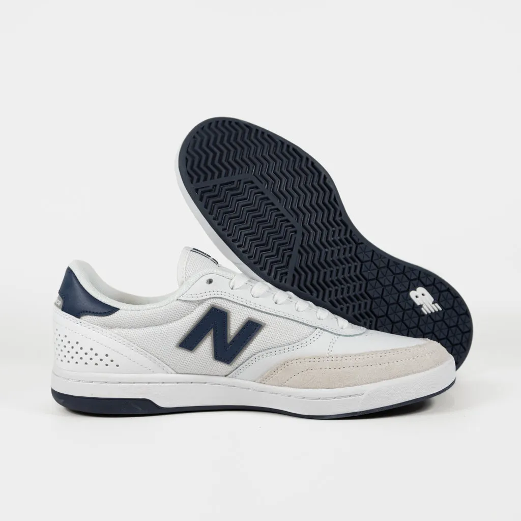 New Balance Numeric - 440 Shoes - White / Navy