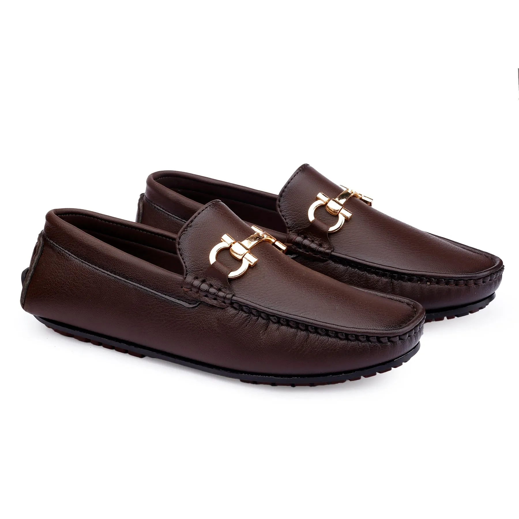 New Latest Men's Faux Leather Casual Loafer Shoes