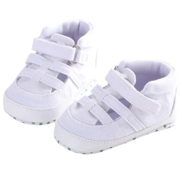 Newborn Baby Girl First Walkers Shoes 2017 Soft Baby Flower Sandalias Non-slip Princess First Walkers Footwear Kids Crib Shoes