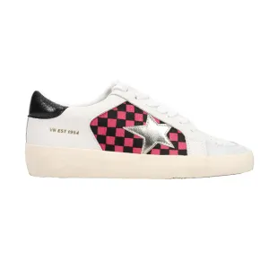 Nicolette Checkered Metallic Slip On Sneakers