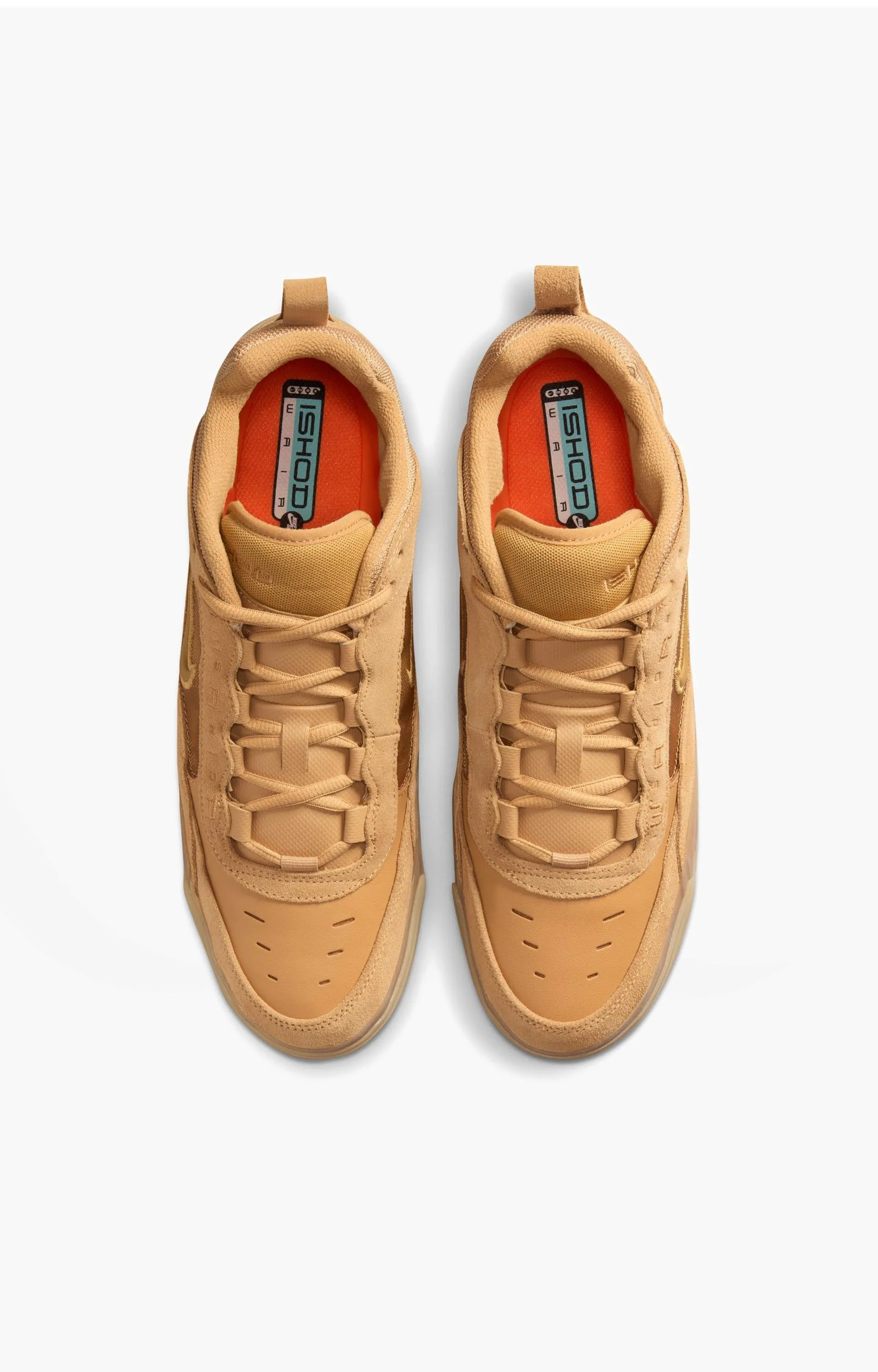 Nike SB Air Max Ishod Shoe, Flax/Wheat/Orange