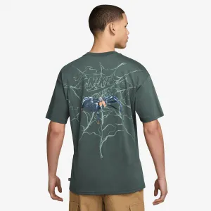 Nike SB OC Spider Glow In The Dark Graphic Skate Tee Vintage Green